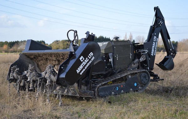 A20T Mk1 with Tiller and Backhoe/Robotic Arm